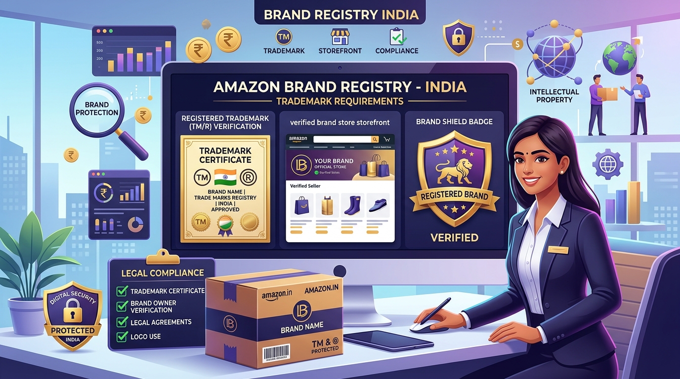 Amazon Brand Registry Trademark Requirements India Step-by-Step Guide