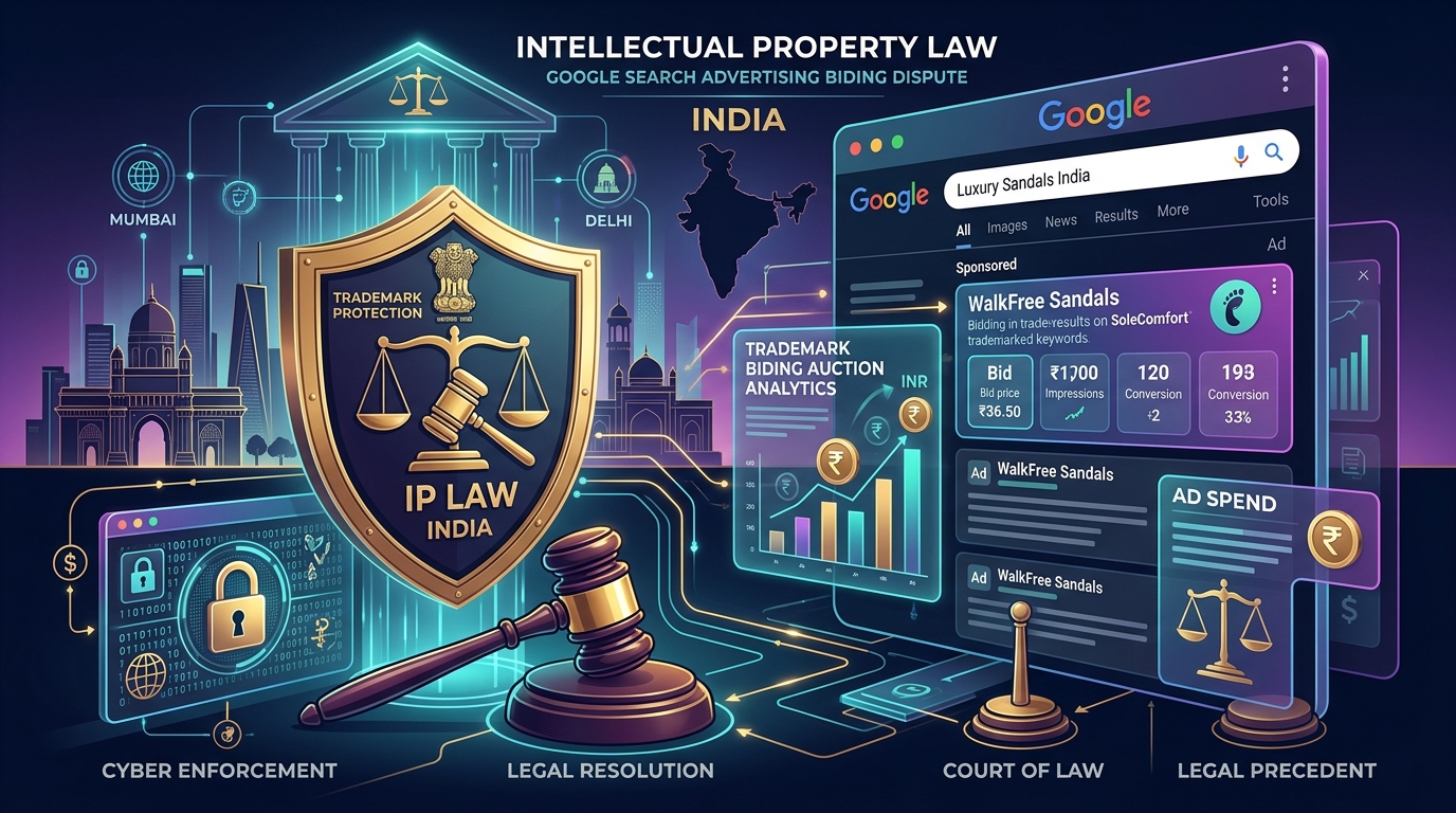 Competitor Bidding on Your Trademark in Google Ads Legal Remedies and Takedown in India