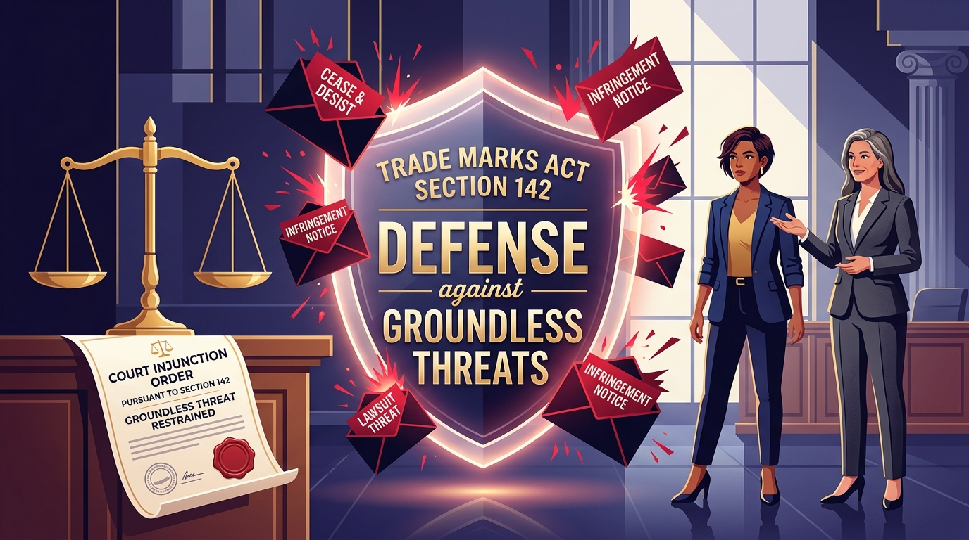 Groundless Threats of Legal Proceedings under Section 142 Trade Marks Act India